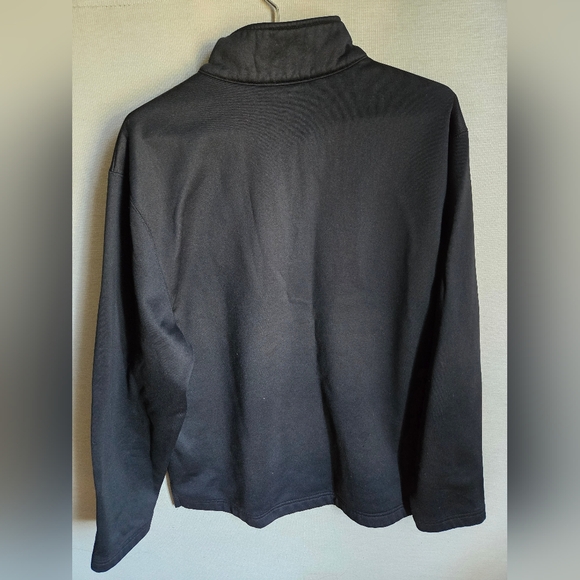 Puma Men's Black 1/4 Zip Pullover Sweater Size M Used - Picture 2 of 7